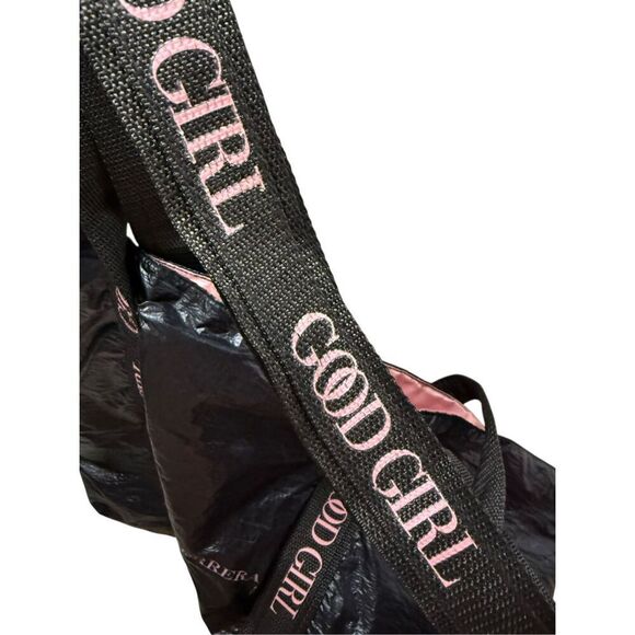 Carolina Herrera Good Girl Perfume Large Black and Pink Tote Bag - Picture 4 of 5